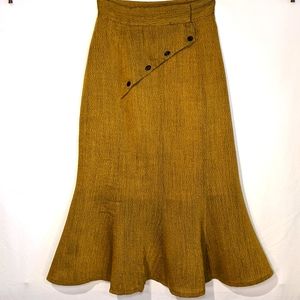 Vintage wool blend mermaid skirt by Debbie Shuchat NOW